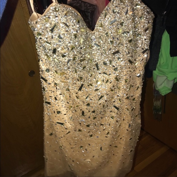 Gold Formal Dress - Picture 1 of 3